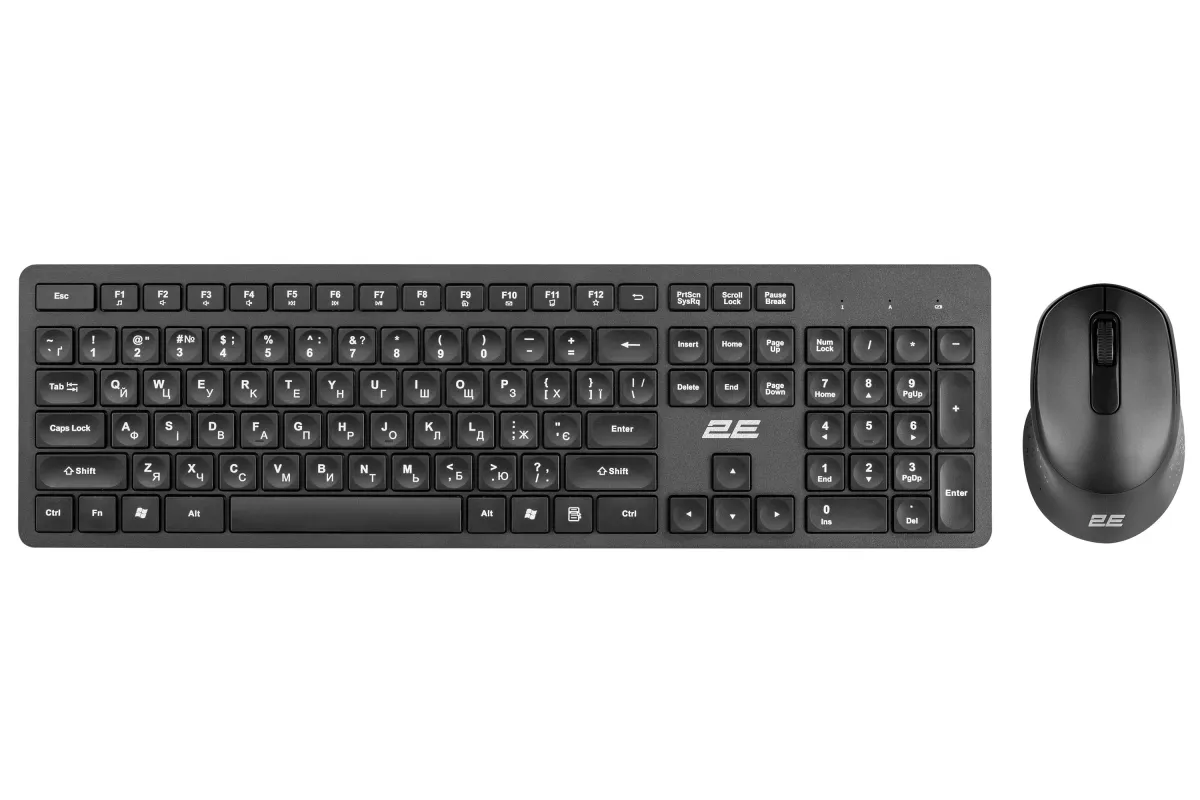 Комплект (клавиатура и мышь) 2E MK420 WL (2E-MK420WB_UA)