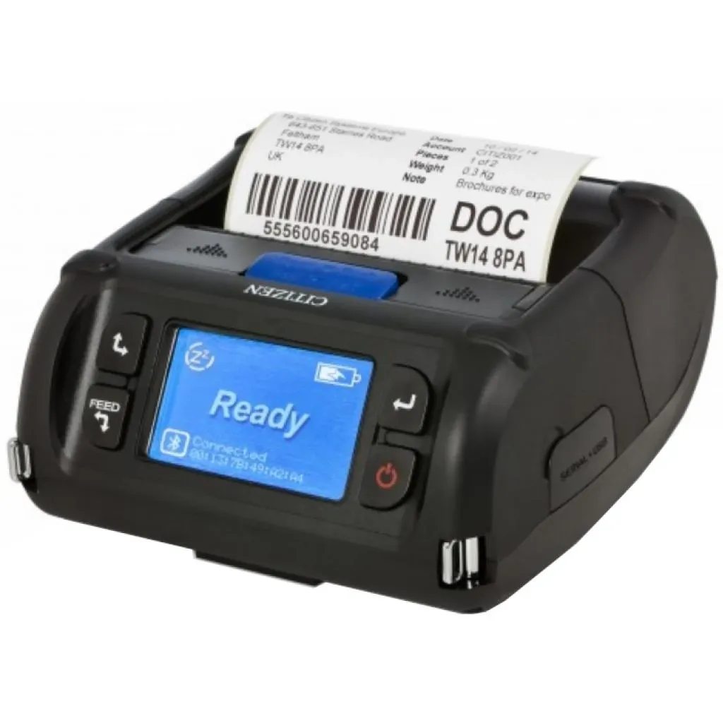 Принтери етикеток Citizen CMP-40L USB Serial Bluetooth (CMP40BECXL)