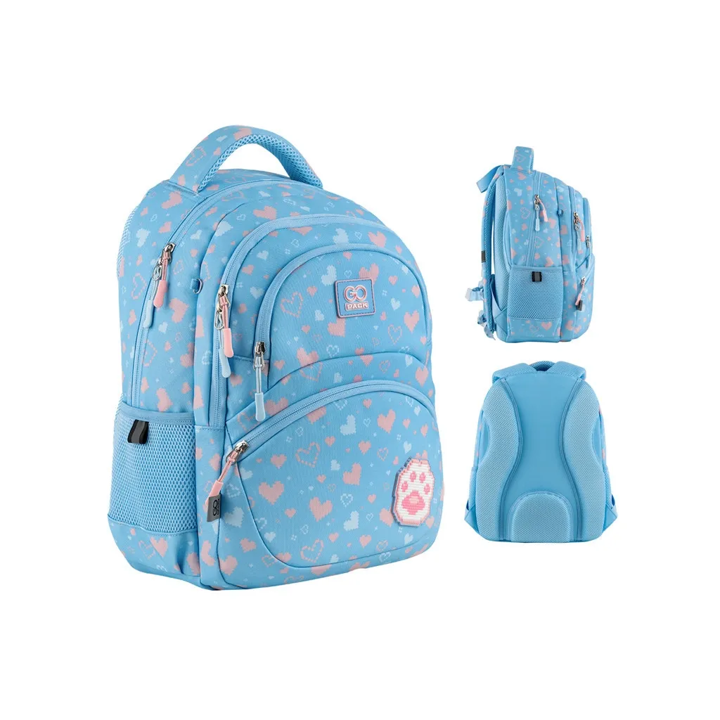 Рюкзак и сумка GoPack Education 175M-5 Cute Paw (GO24-175M-5)