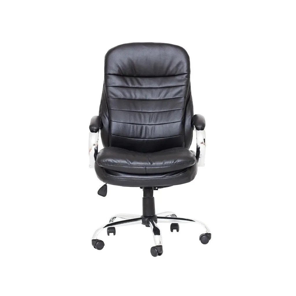 Офісне крісло Richman Валенсія В хром к/з чорний (ADD0000018)