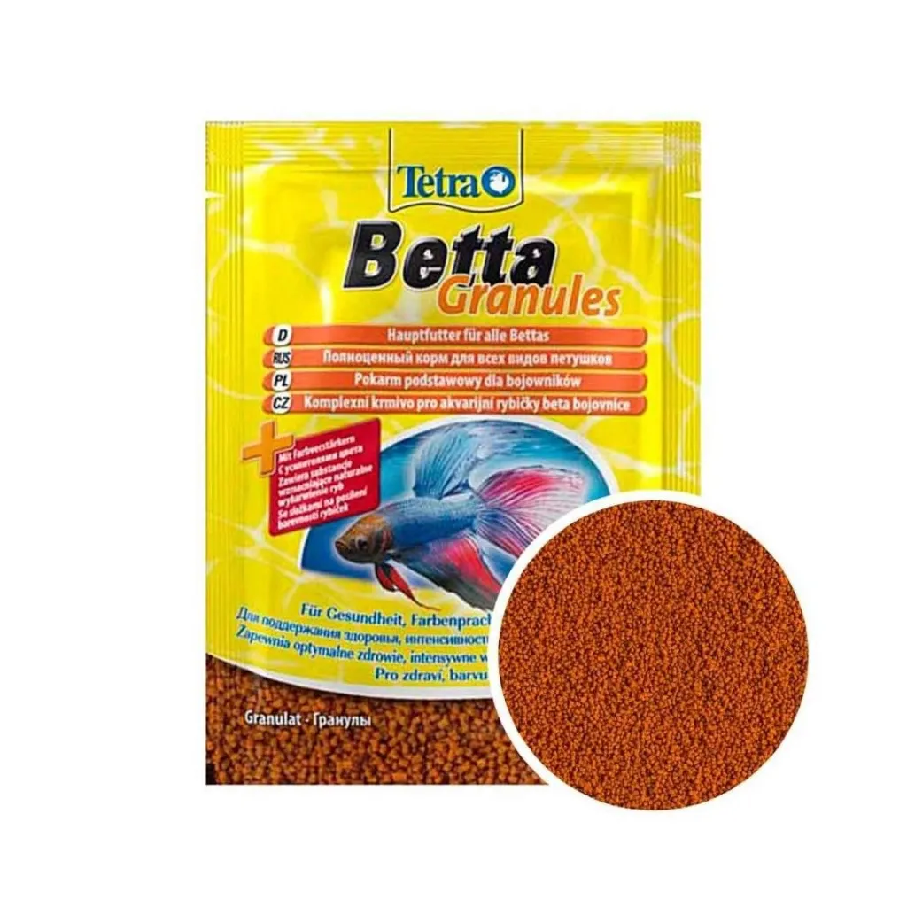Корм для рыб Tetra BETTA Granules пресноводных 5 г (4004218193680)