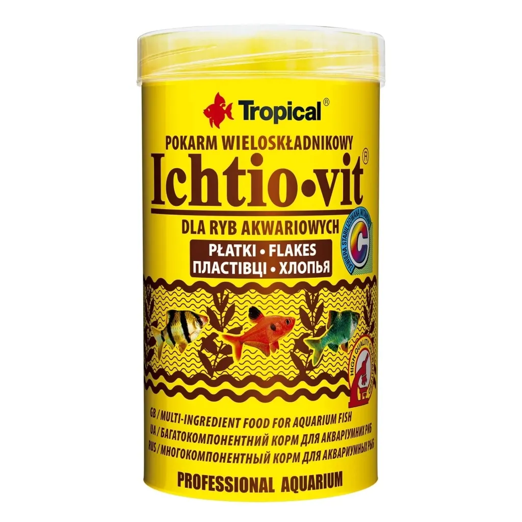 Корм для рыб Tropical Ichtio-vit в мальчишках 250 мл (5900469770047)