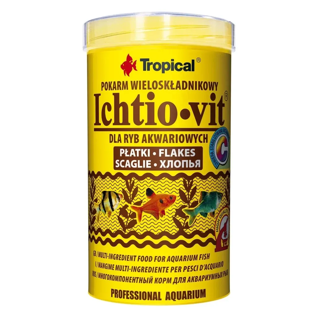 Корм для рыб Tropical Ichtio-vit в мальчишках 500 мл (5900469770054)