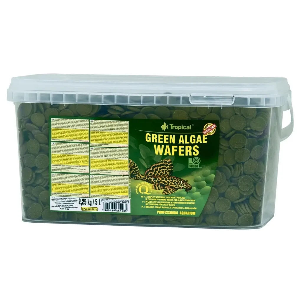 Корм для риб Tropical Green Algae Wafers у чіпсах 5 л (5900469664285)