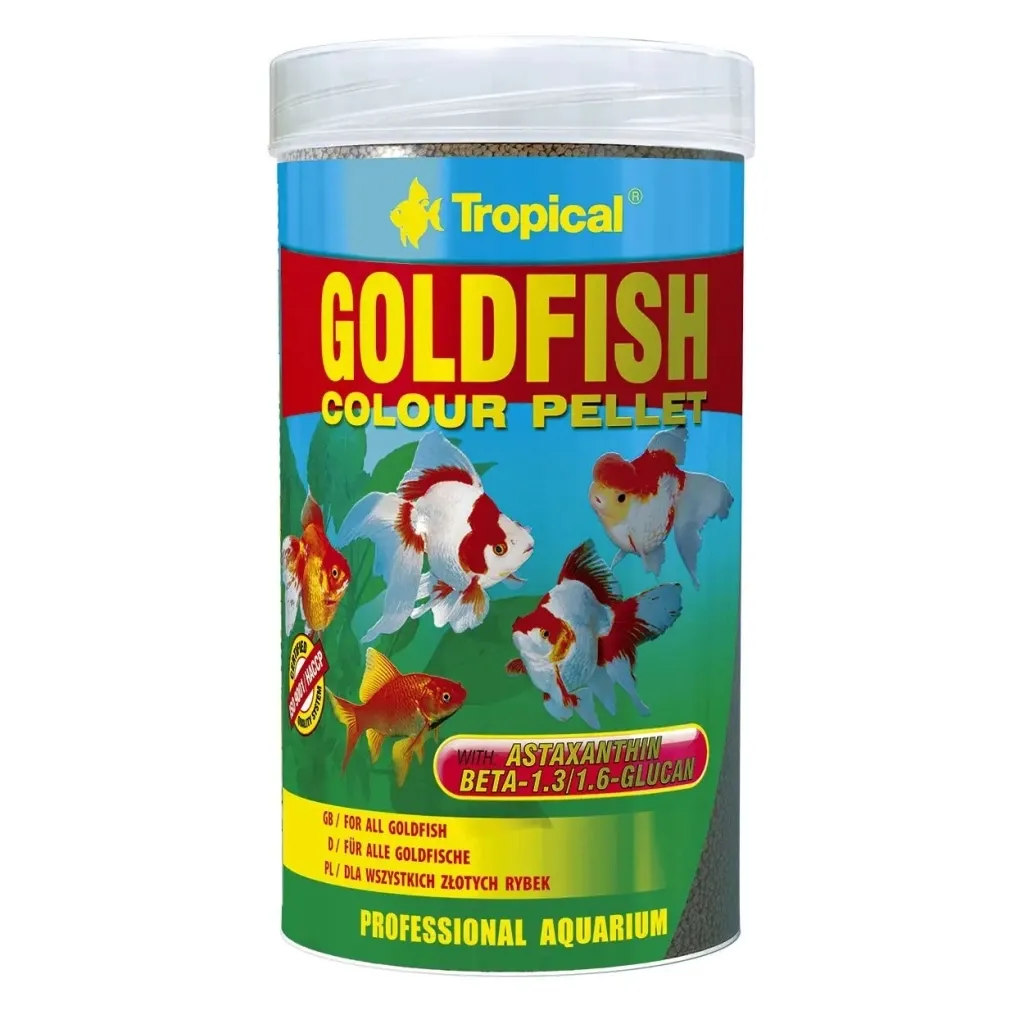 Корм для рыб Tropical Goldfish Colour Pellet в гранулах 250 мл (5900469604748)