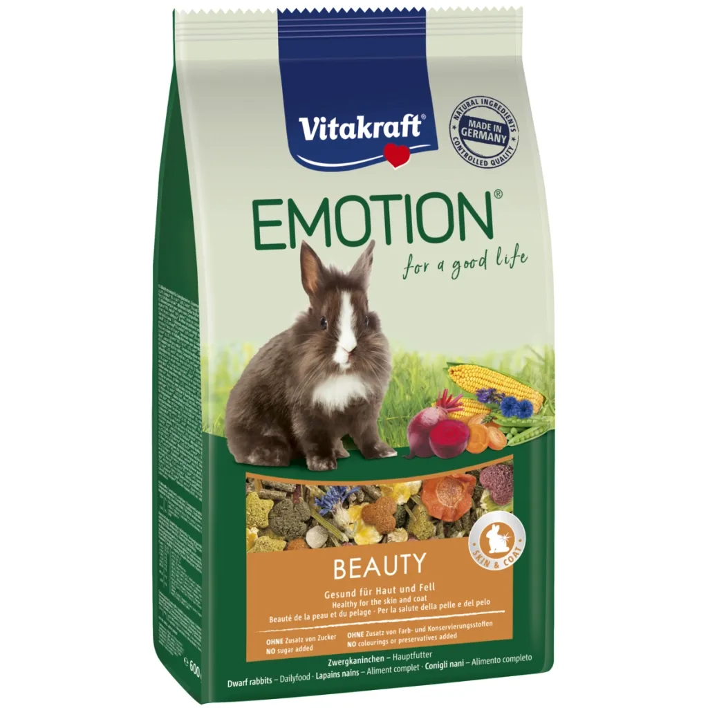 Корм для гризунів Vitakraft Emotion Beauty Selection Adult кроликів 600 г (4008239314550)