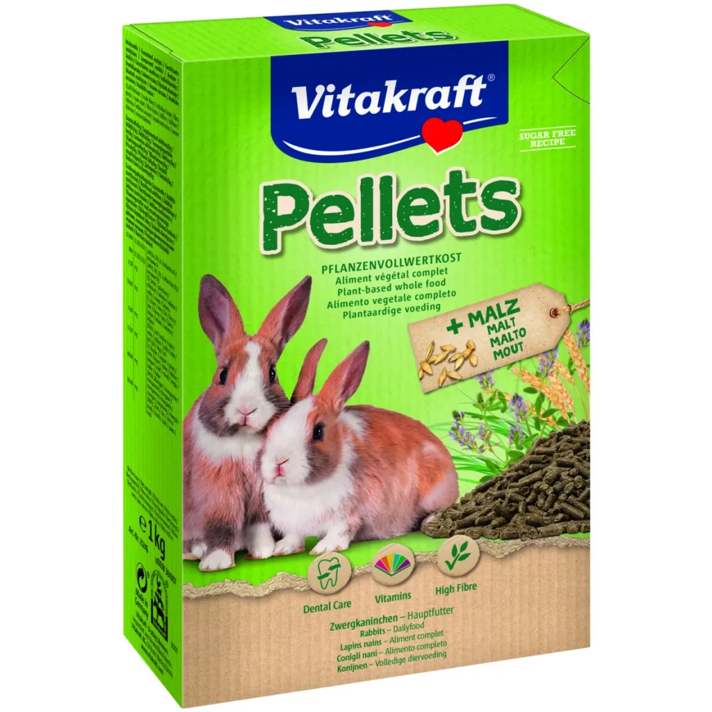 Корм для гризунів Vitakraft Pellets кроликів 1 кг (4008239252463)