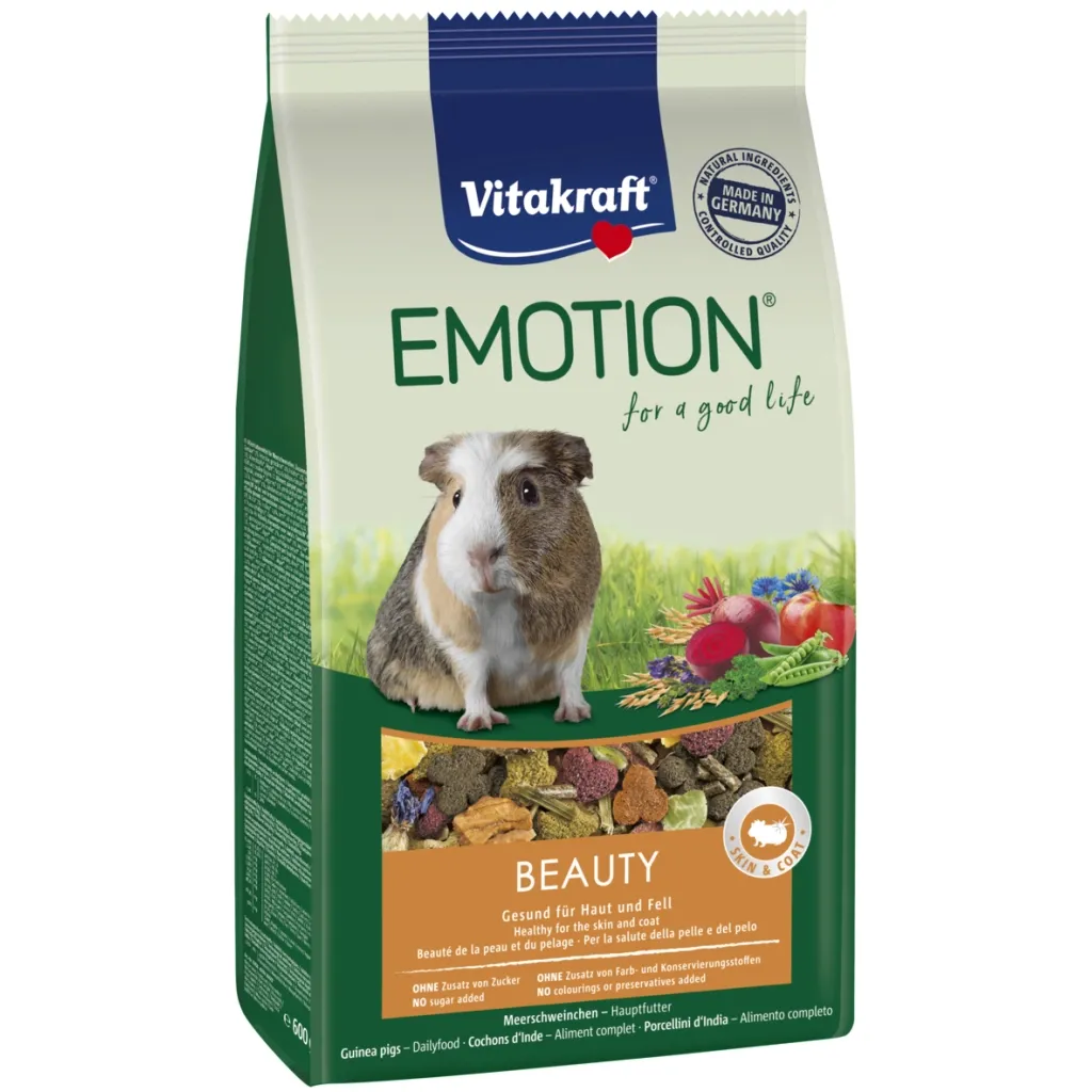 Корм для гризунів Vitakraft Emotion Beauty Selection Adult морських свинок 600 г (4008239314581)