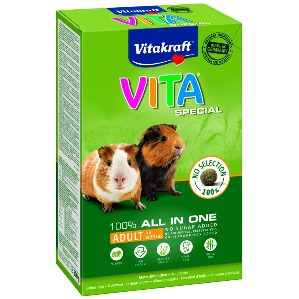 Корм для гризунів Vitakraft Vita Special морських свинок 600 г (4008239253118)