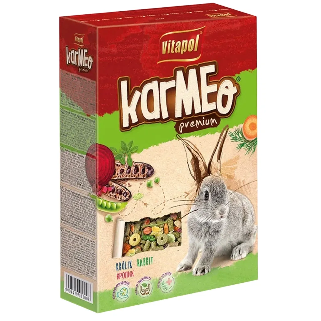 Корм для гризунів Vitapol KARMEO кроликів 500 г (5904479012005)