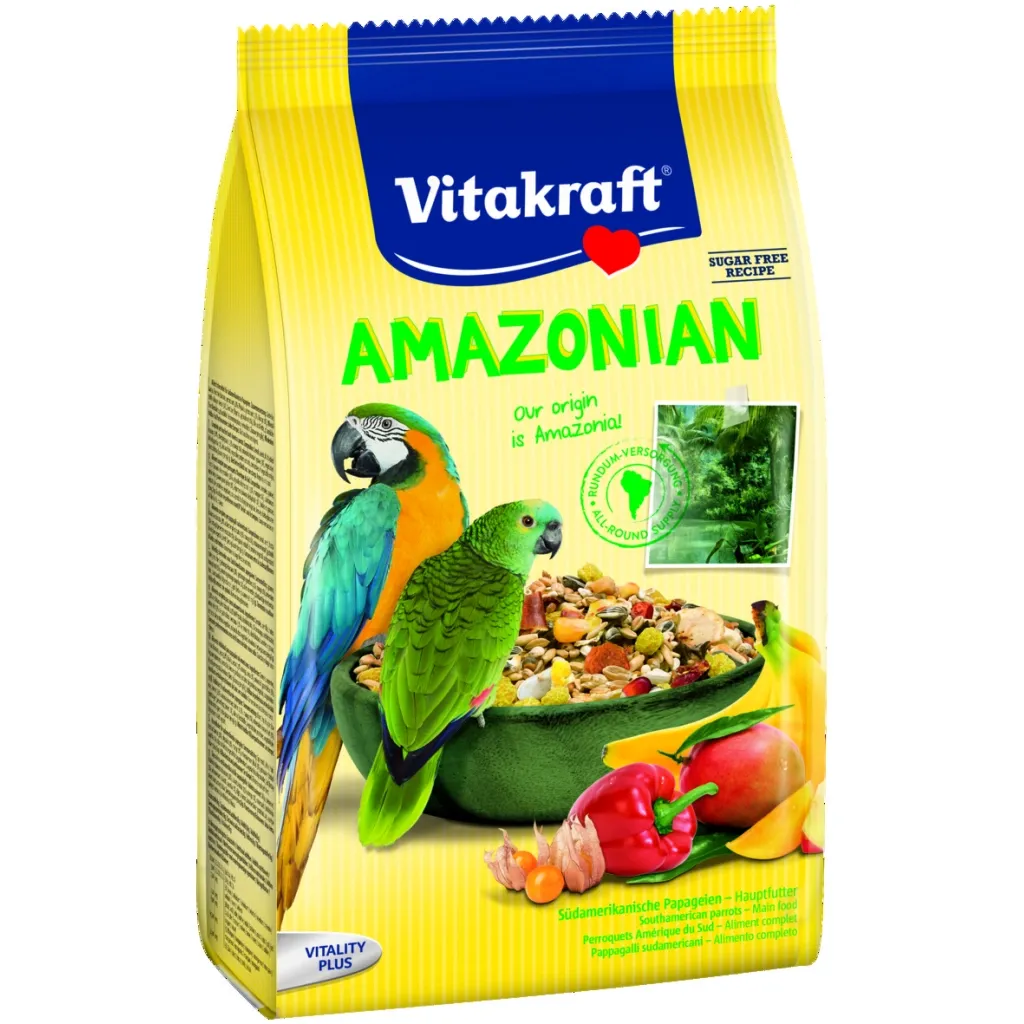Корм для птиц Vitakraft Amazonia американских попугаев 750 г (4008239216434)