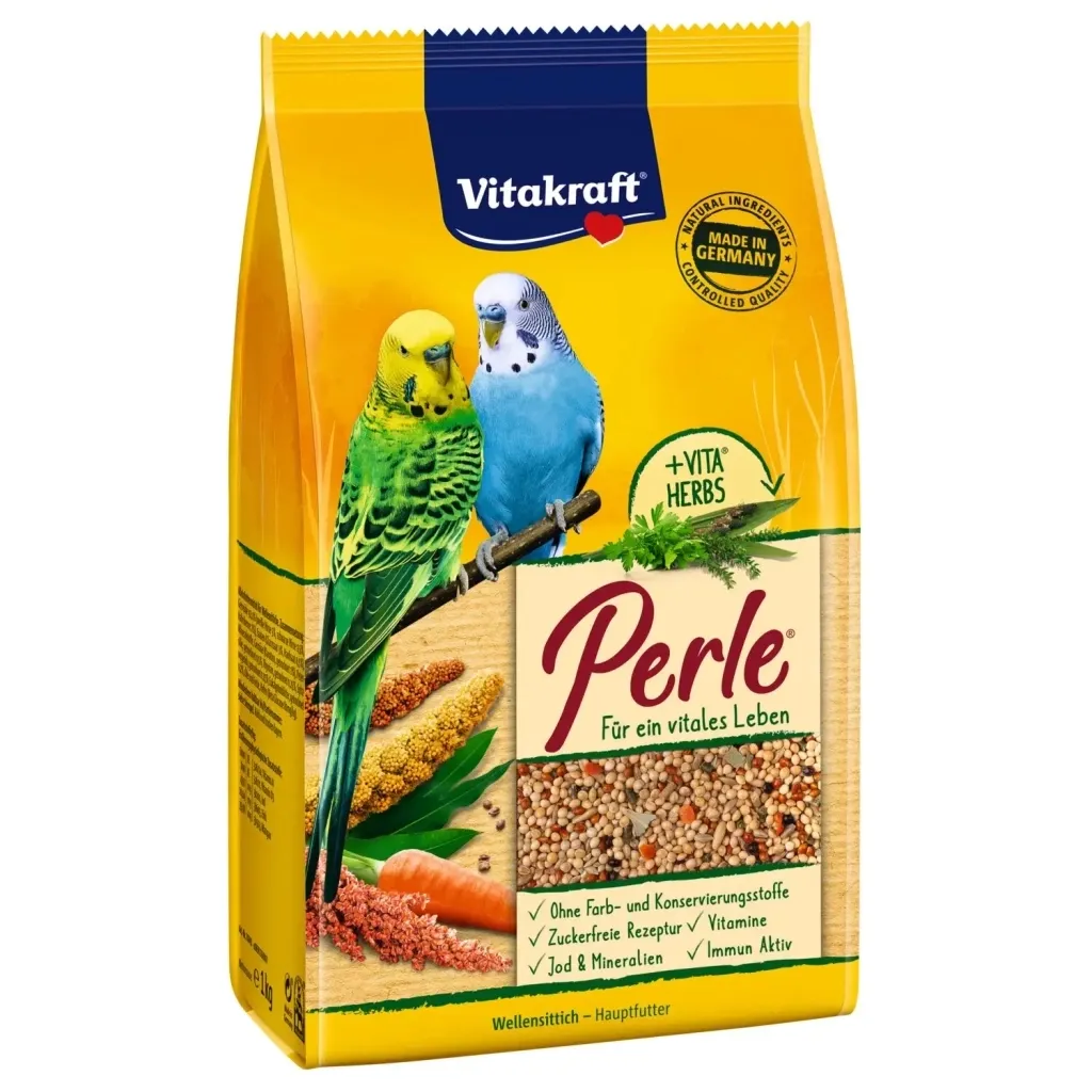 Корм для птиц Vitakraft Menu Vital волнистых попугаев 1 кг (4008239214447)