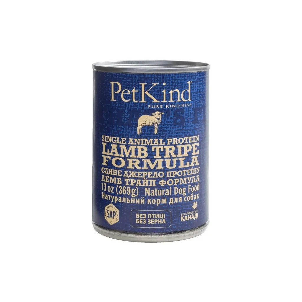 Консерва для собак PetKind Lamb Tripe Single Animal Protein Formula 369 г (Pk00590)
