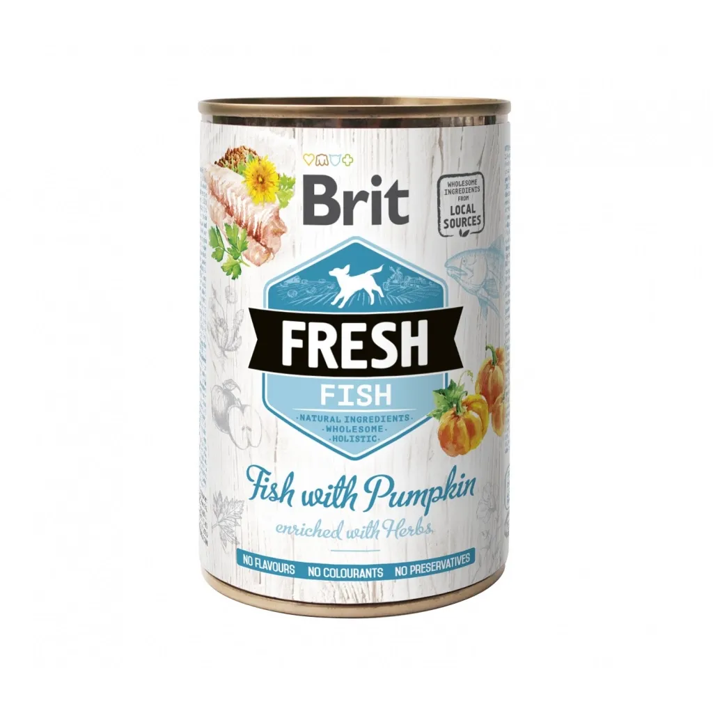  Brit Fresh Fish/Pumpkin 400 г (с рыбой и тыквой) (8595602533923)