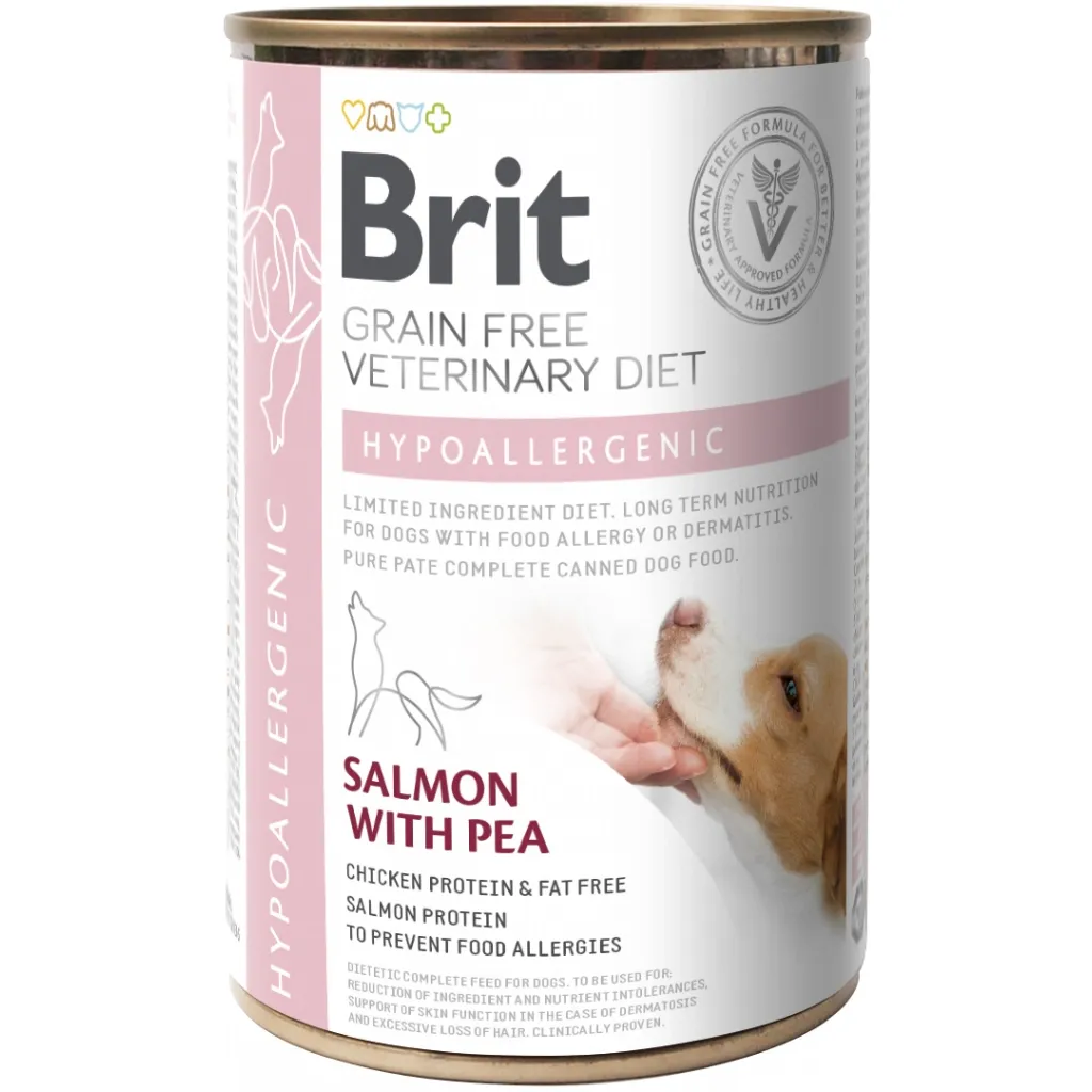  Brit GF VetDiets Dog Hypoallergenic 400 г (8595602535873)