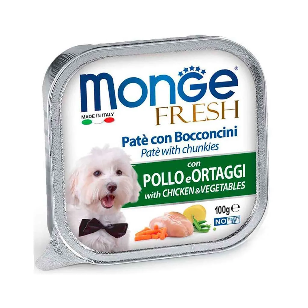 Консерва для собак Monge DOG FRESH курка з овочами 100 г (8009470013031)