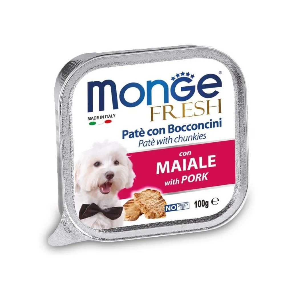 Консерва для собак Monge DOG FRESH свинина 100 г (8009470013093)
