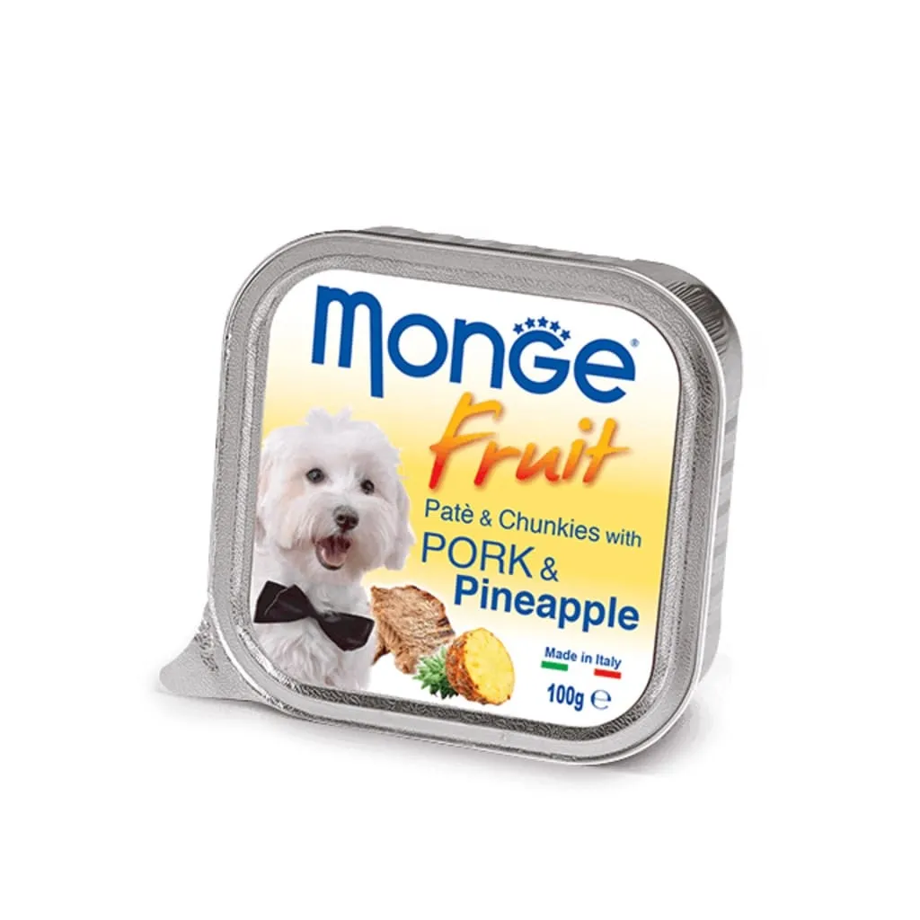  Monge DOG FRUIT свинина с ананасом 100 г (8009470013253)