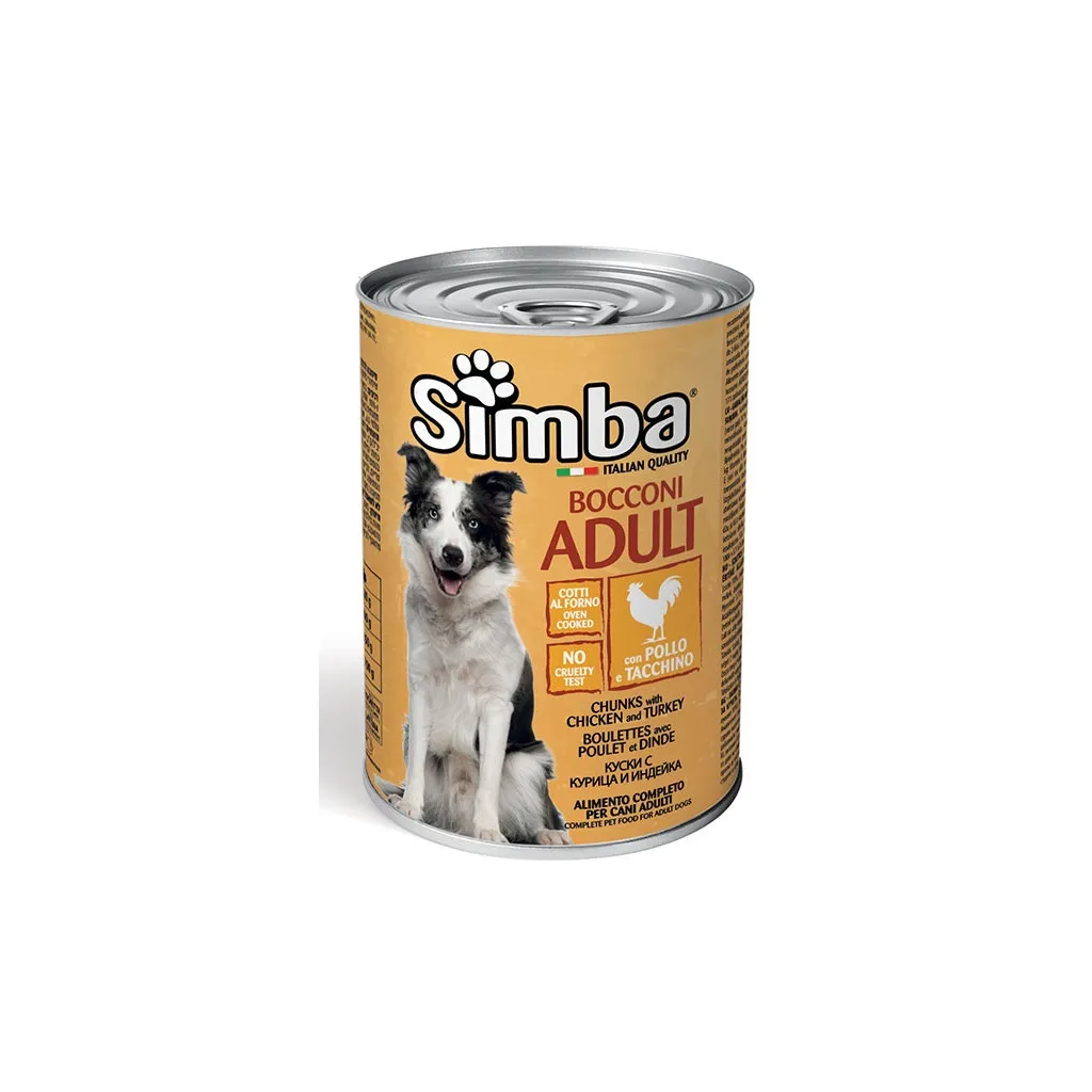 Консерва для собак Simba Dog Wet курка з індичкою 415 г (8009470009027)