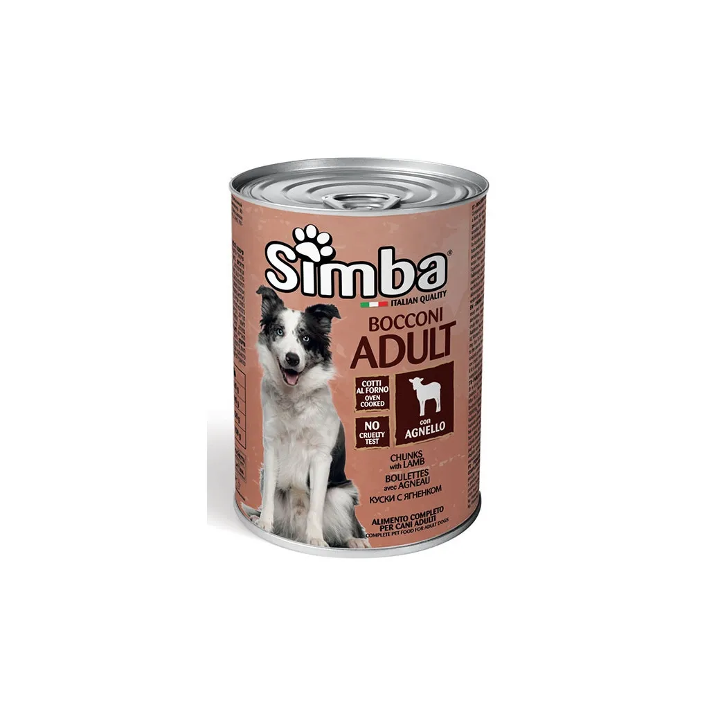 Консерва для собак Simba Dog Wet ягняти 415 г (8009470009164)