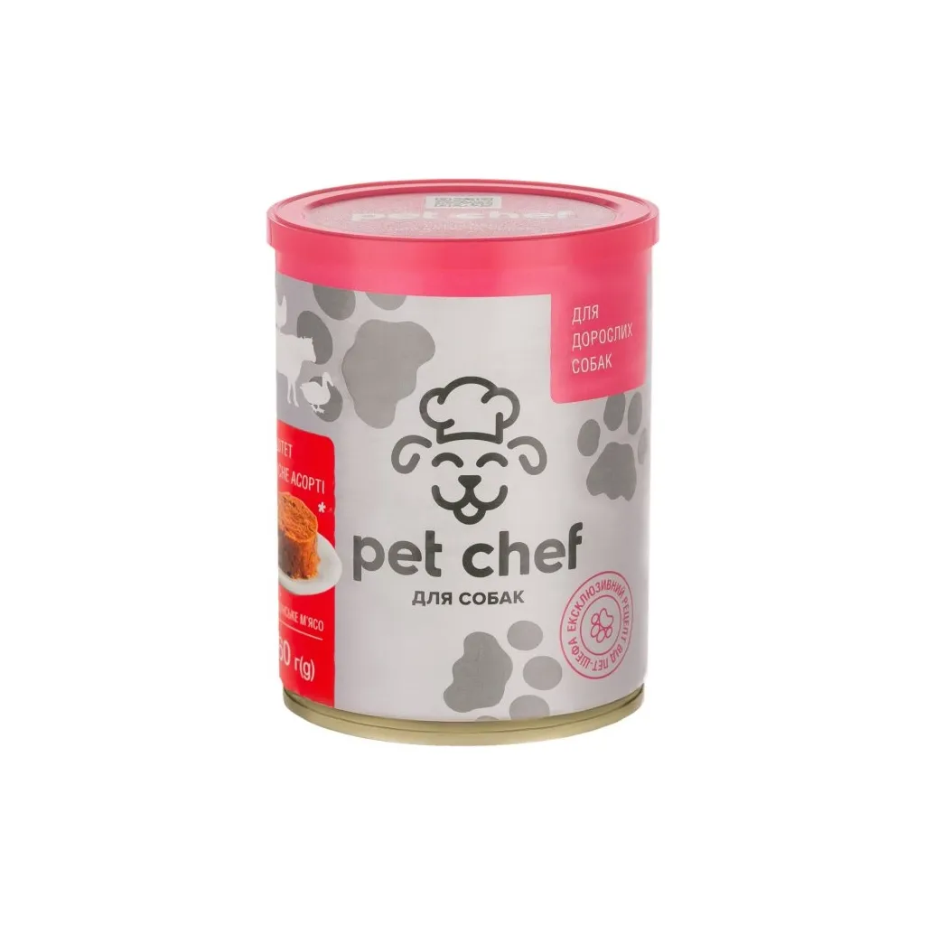 Консерва для собак Pet Chef паштет м’ясне асорті 360 г (4820255190266)