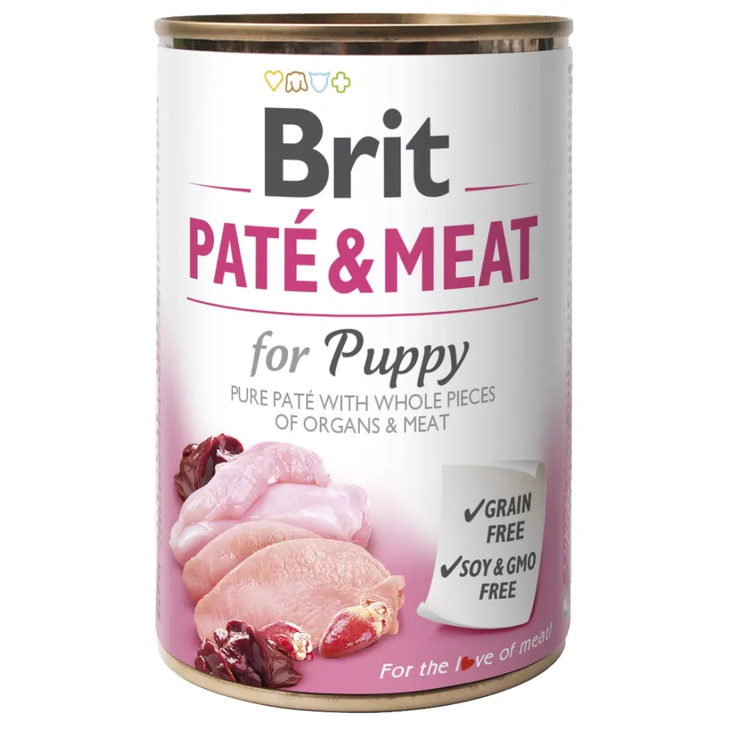 Консерва для собак Brit Care зі смаком індички та курки 400 г (8595602530335/8595602557448)