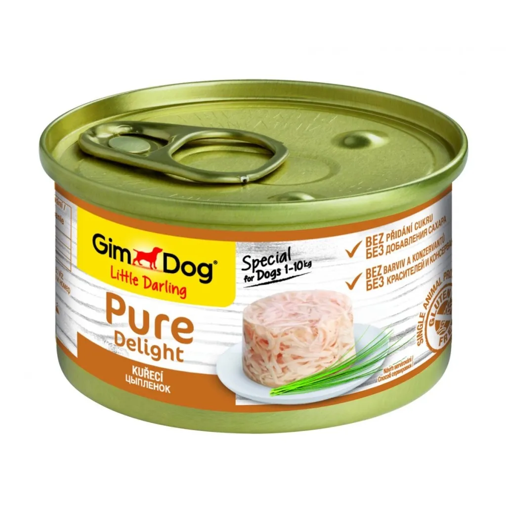 Консерва для собак GimDog LD Pure Delight з куркою 85 г (4002064513003)