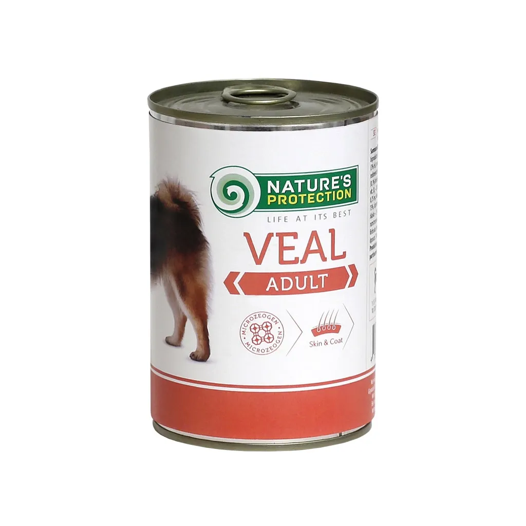 Консерва для собак Nature's Protection Adult Veal 400 г (KIK24629)