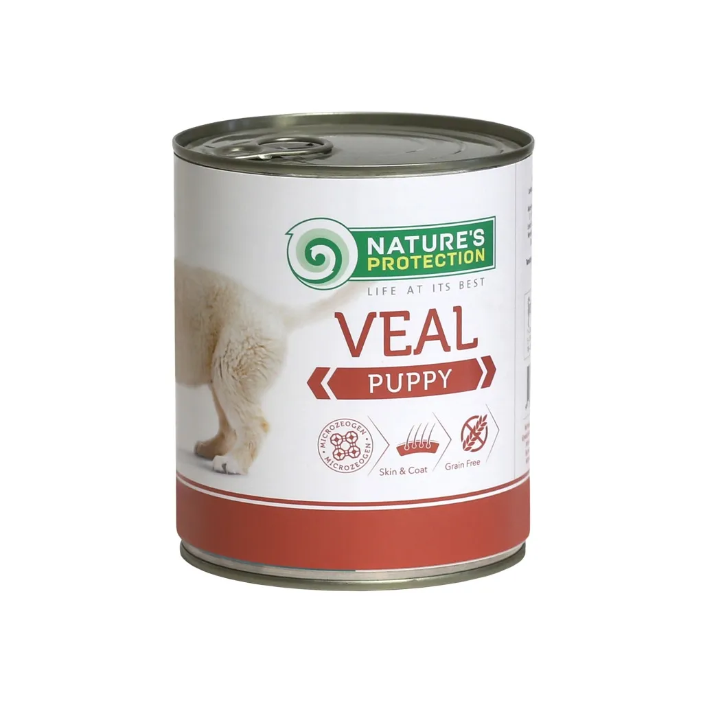 Консерва для собак Nature's Protection Puppy Veal 800 г (KIK45088)