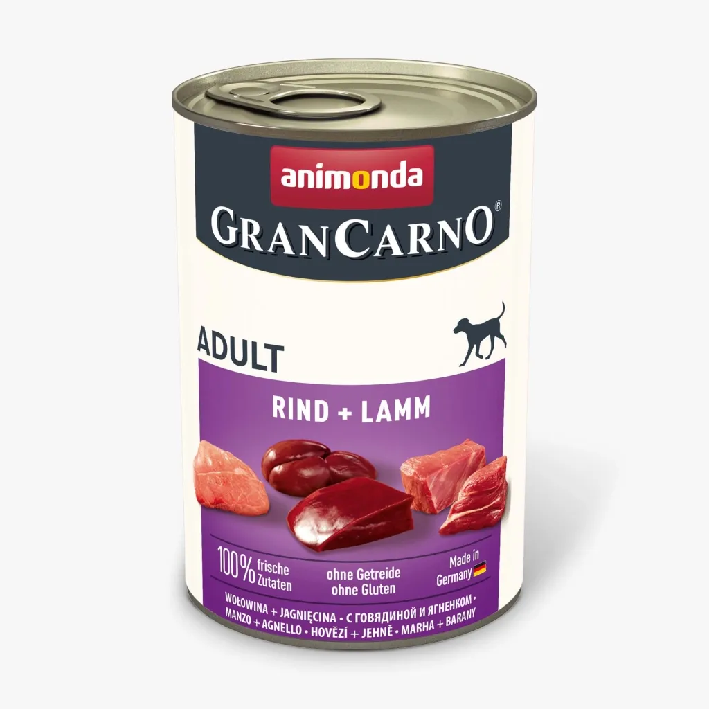 Консерва для собак Animonda GranCarno Adult Beef + Lamb 400 г (4017721827331)