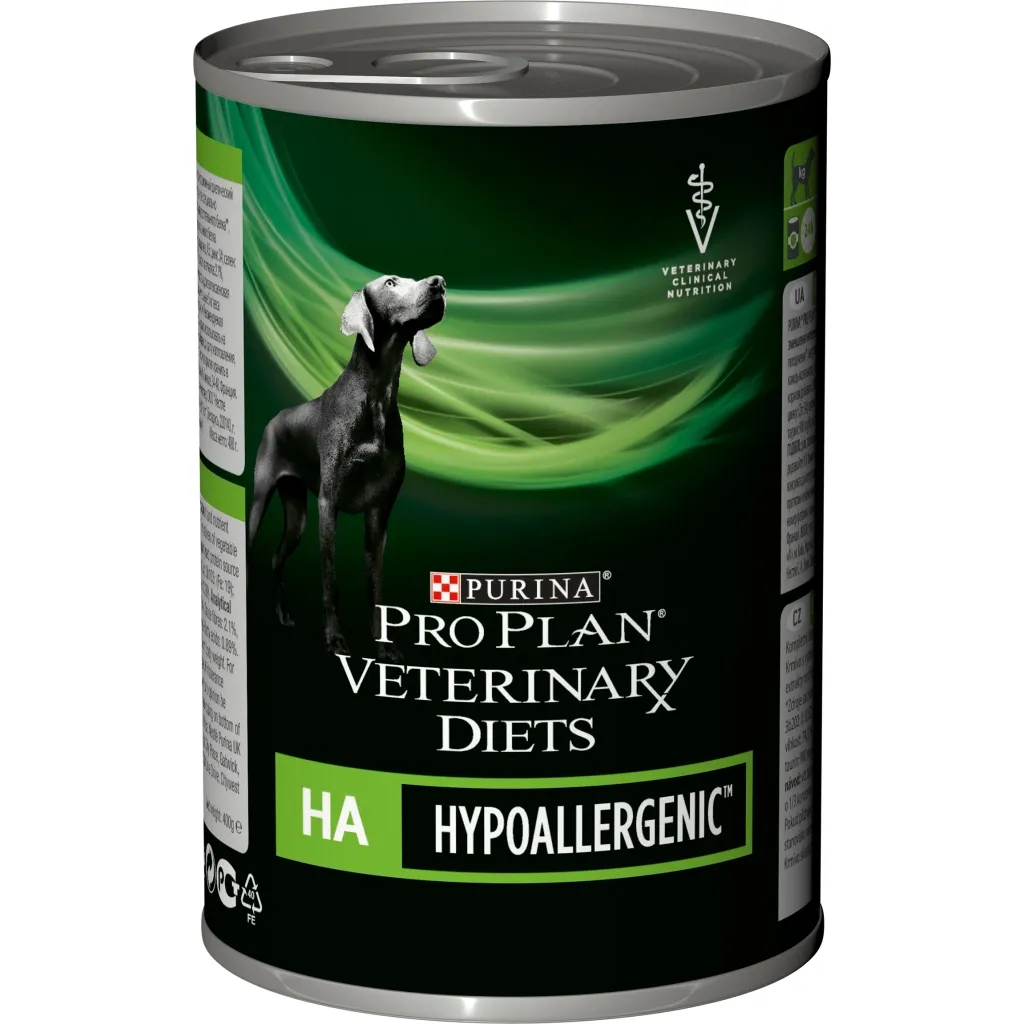 Консерва для собак Purina Pro Plan Veterinary Diets Hypoallergenic цуценят і дорослих 400 г (7613036689427)