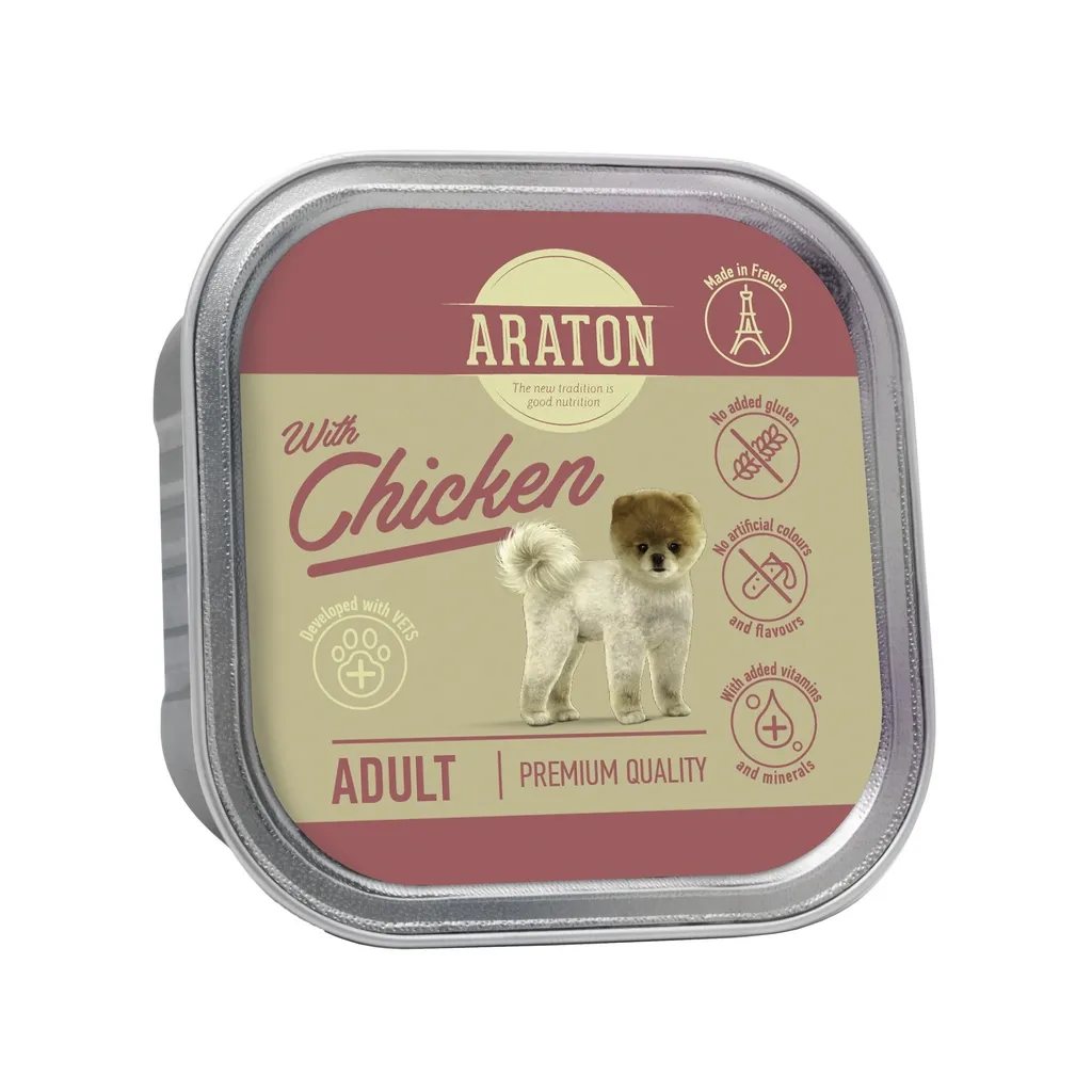 Консерва для собак ARATON Adult with chicken 150 г (KIK45704)