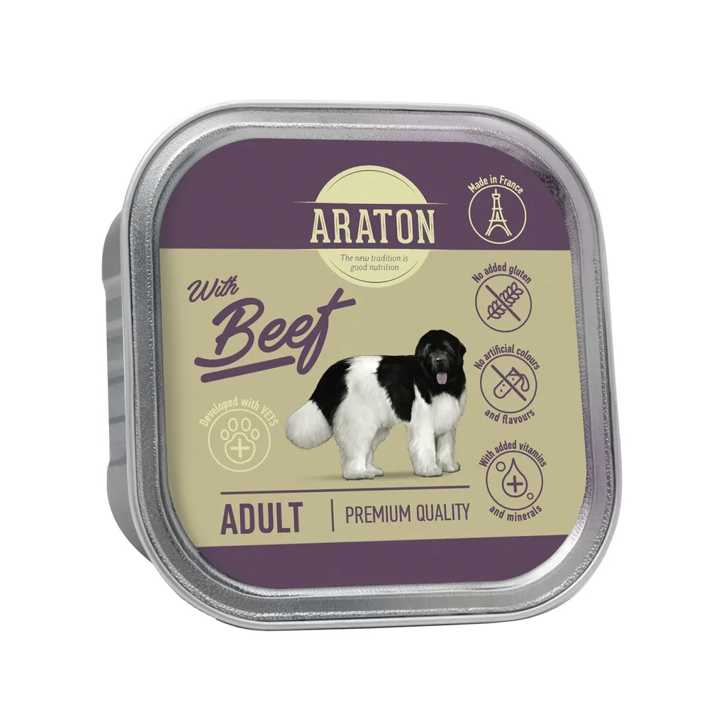 Консерва для собак ARATON Adult with beef 150 г (KIK45703)