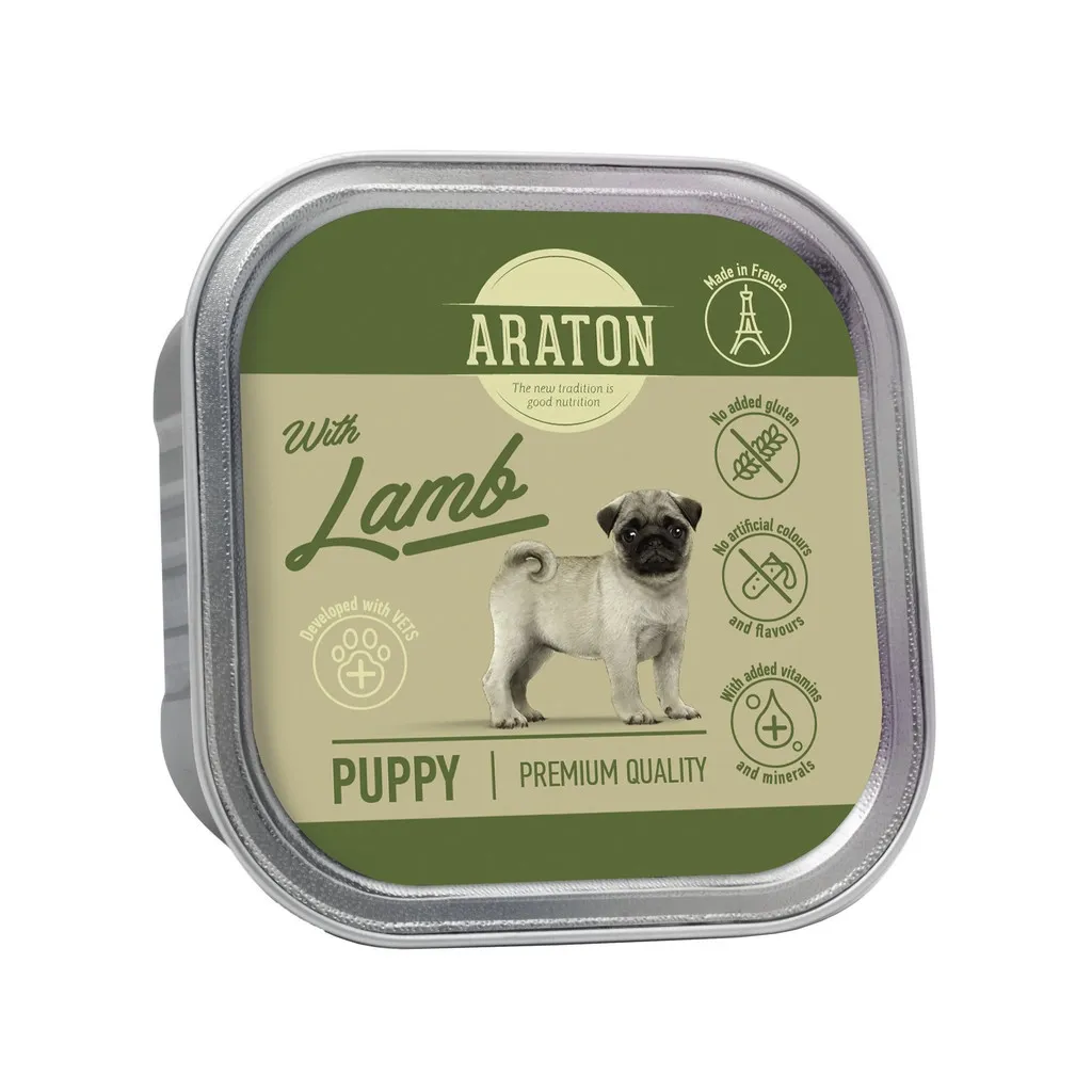  ARATON Puppy with Lamb 150 г (KIK45702)
