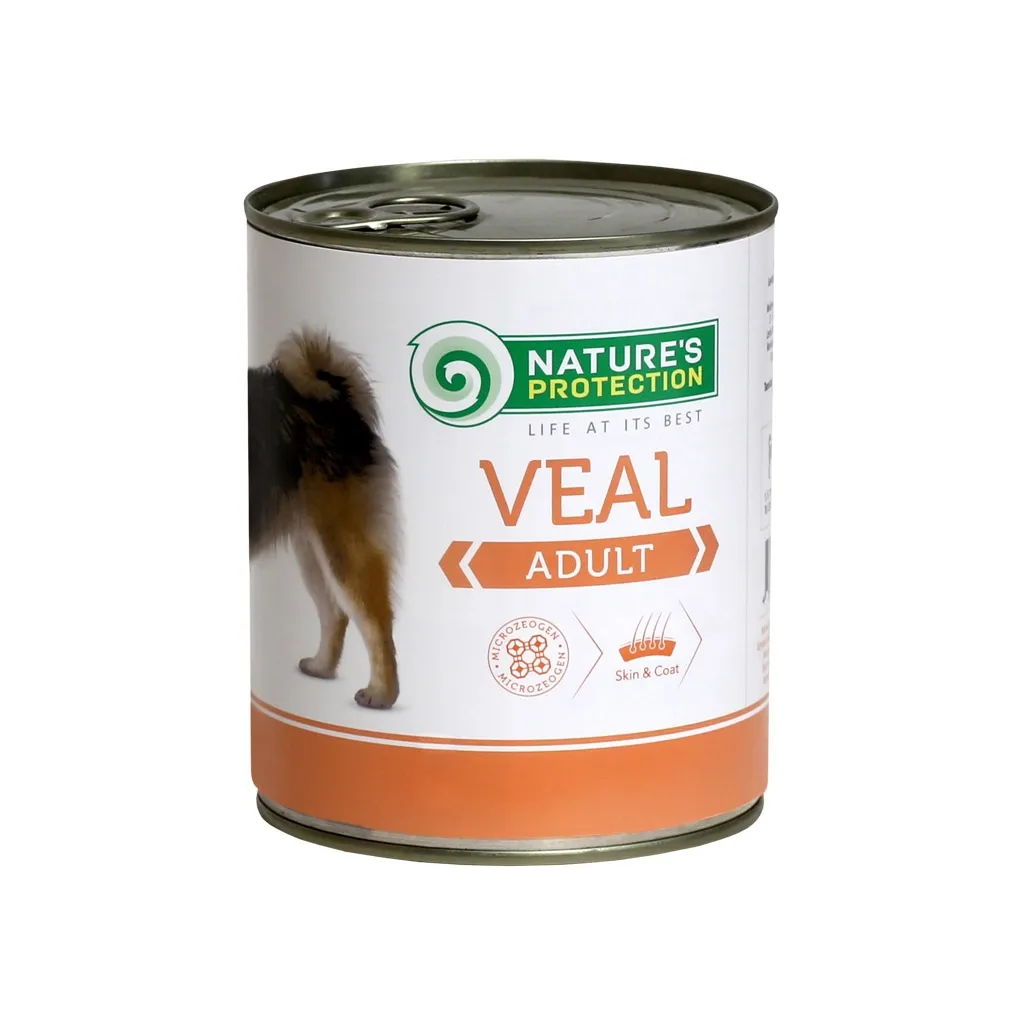Консерва для собак Nature's Protection Adult Veal 800 г (KIK24633)