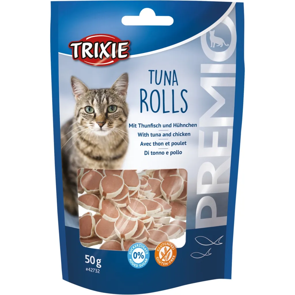 Лакомство для кошек Trixie Premio Tuna Rolls тунец 50 г (4011905427324)