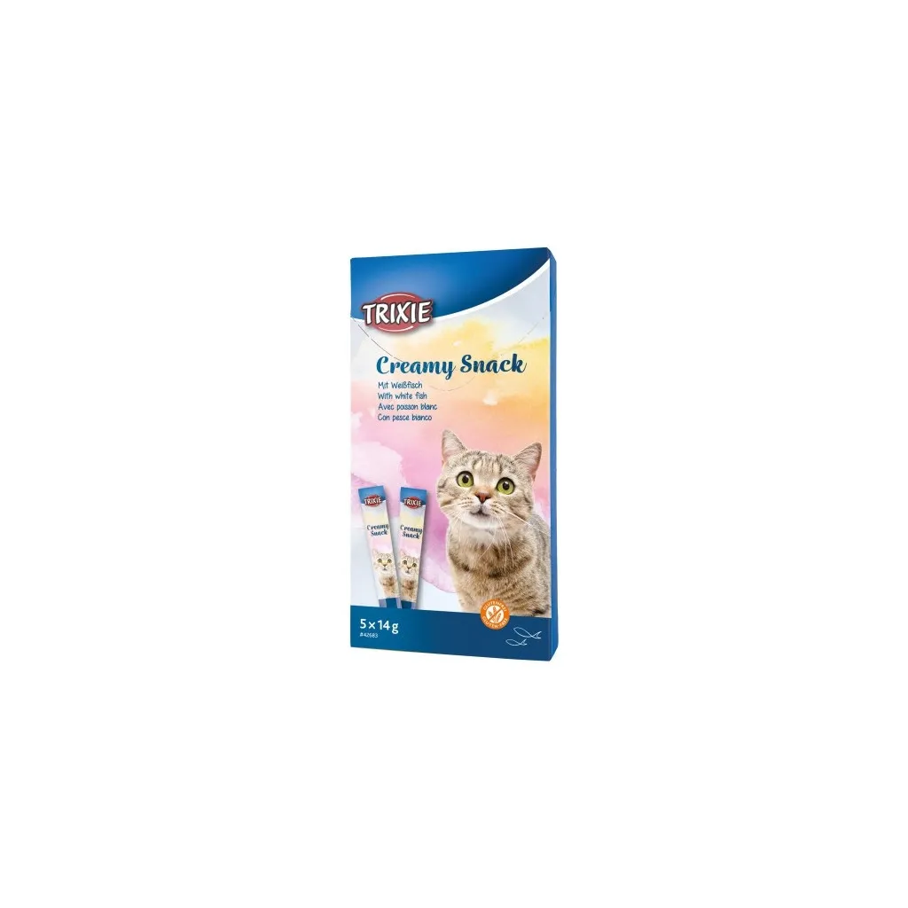 Лакомство для кошек Trixie Creamy Snacks рыба 14 г (4011905426839)