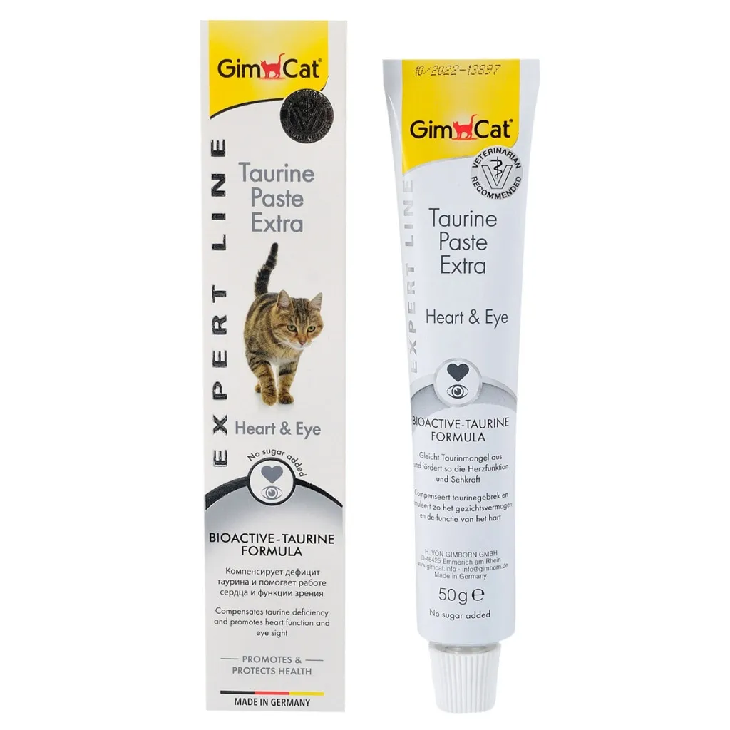 Паста для тварин GimCat Expert Line Taurine Extra серця і зору 50 г (4002064402109)