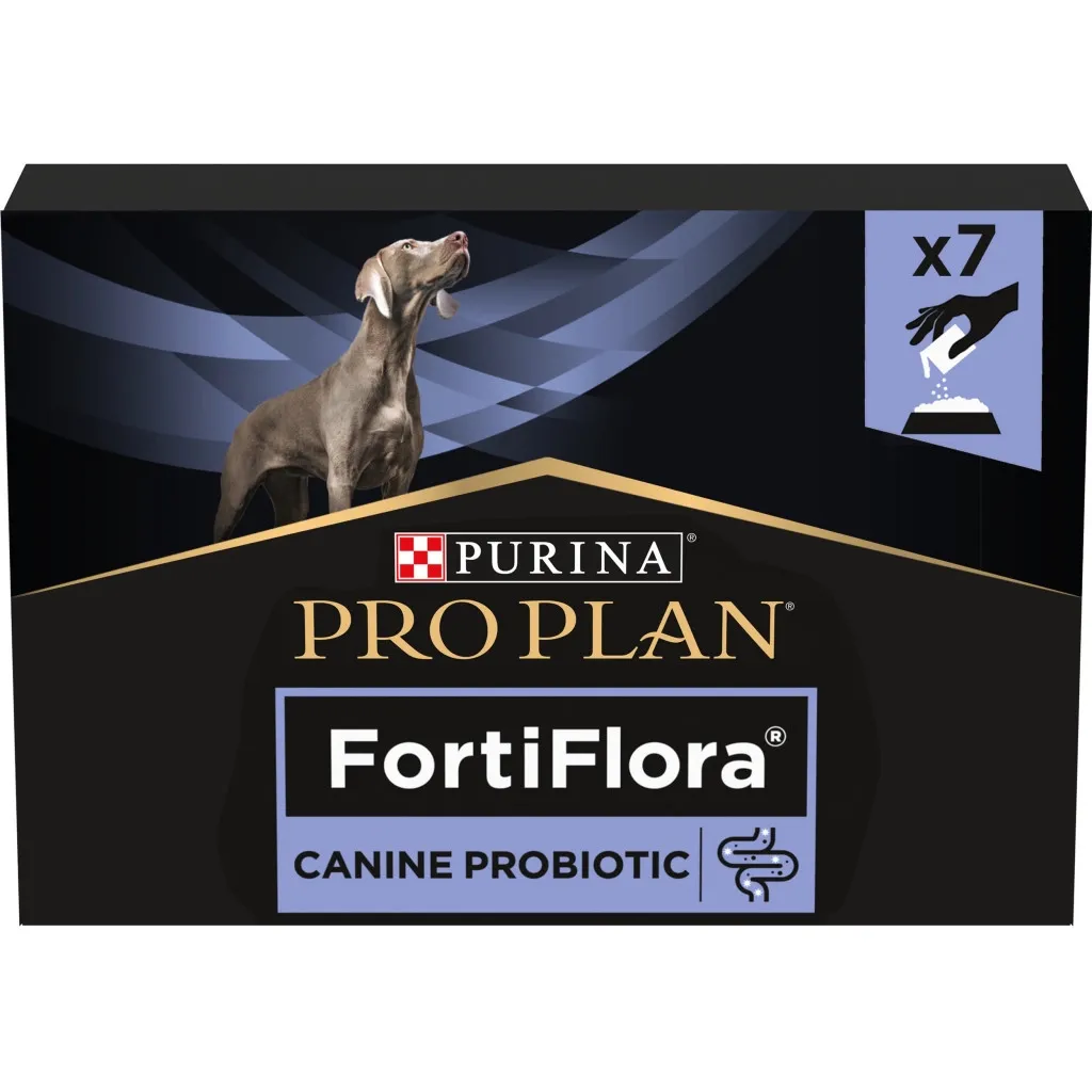 Пробіотична добавка для тварин Purina Pro Plan Canine Probiotic FortiFlora 7х1 г (8445290041210)