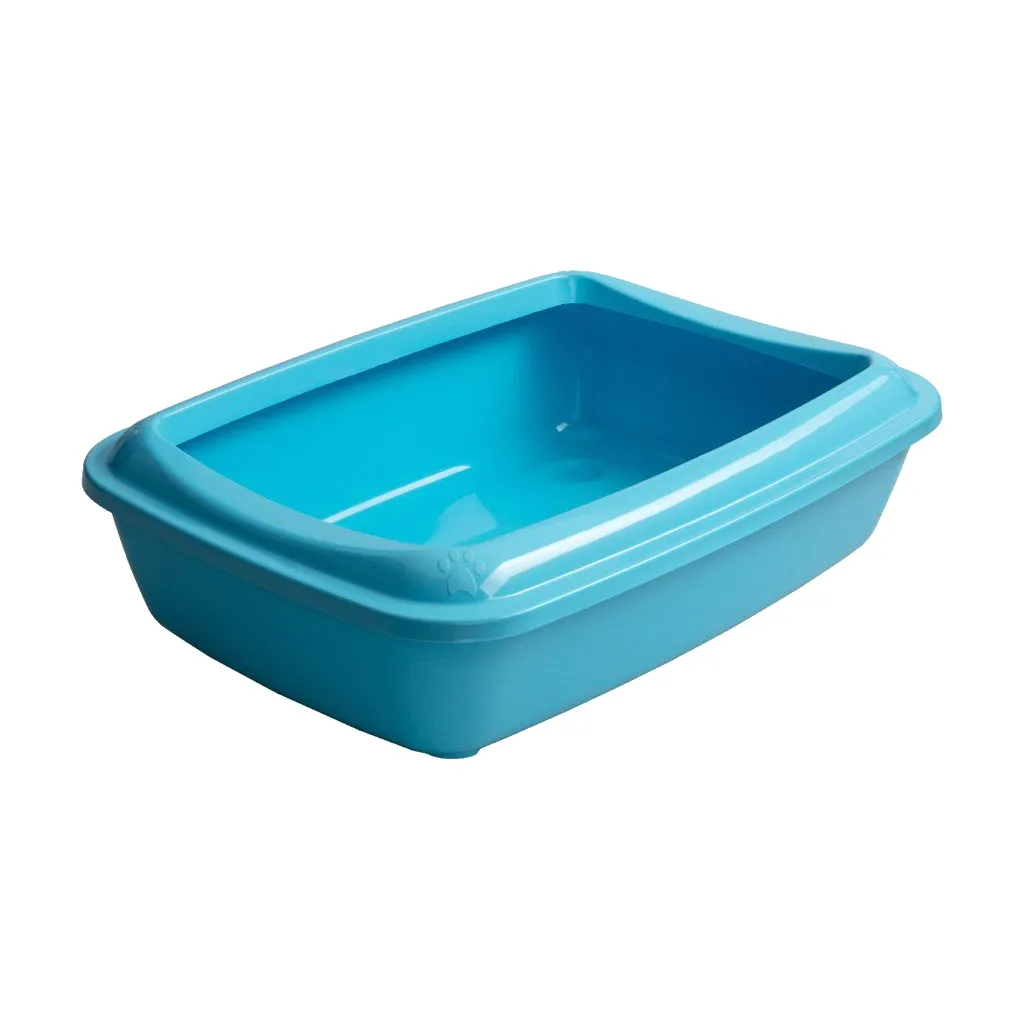 Туалет для котів AnimAll CNR-106 з лопаткою 50х37х13.5 см синій (2000981202507)