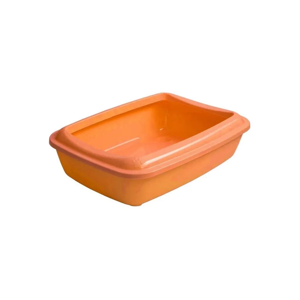 Туалет для котів AnimAll CNR-106 з лопаткою 50х37х13.5 см помаранчевий (2000981204808)