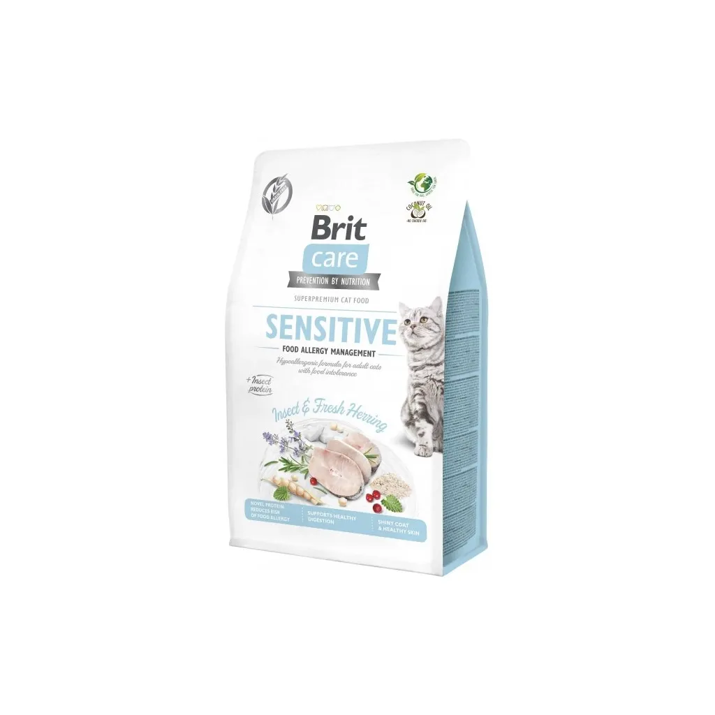 Сухий корм для котів Brit Care Cat GF Insect 400 г (8595602554201)