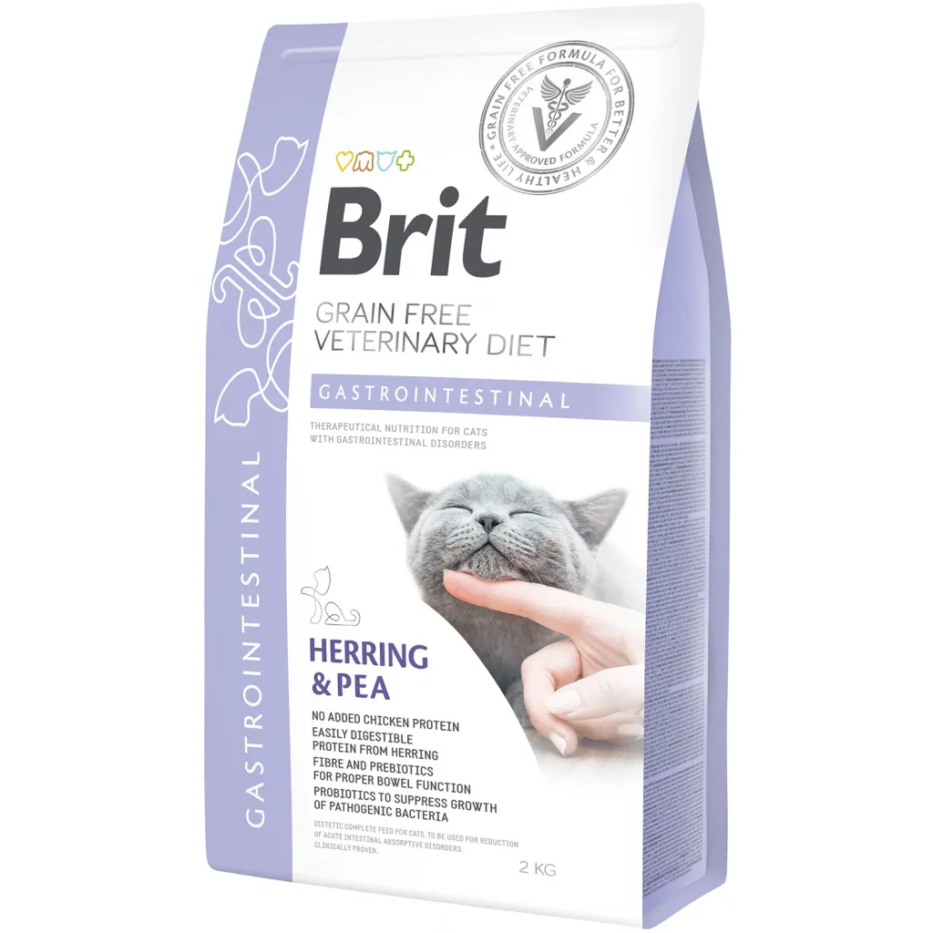 Сухий корм для котів Brit GF VetDiets Cat Gastrointestinal 2 кг (8595602528424)
