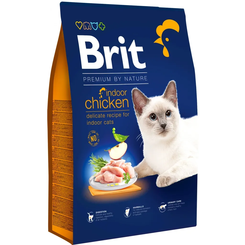 Сухий корм для котів Brit Premium by Nature Cat Indoor 8 кг (8595602553228)