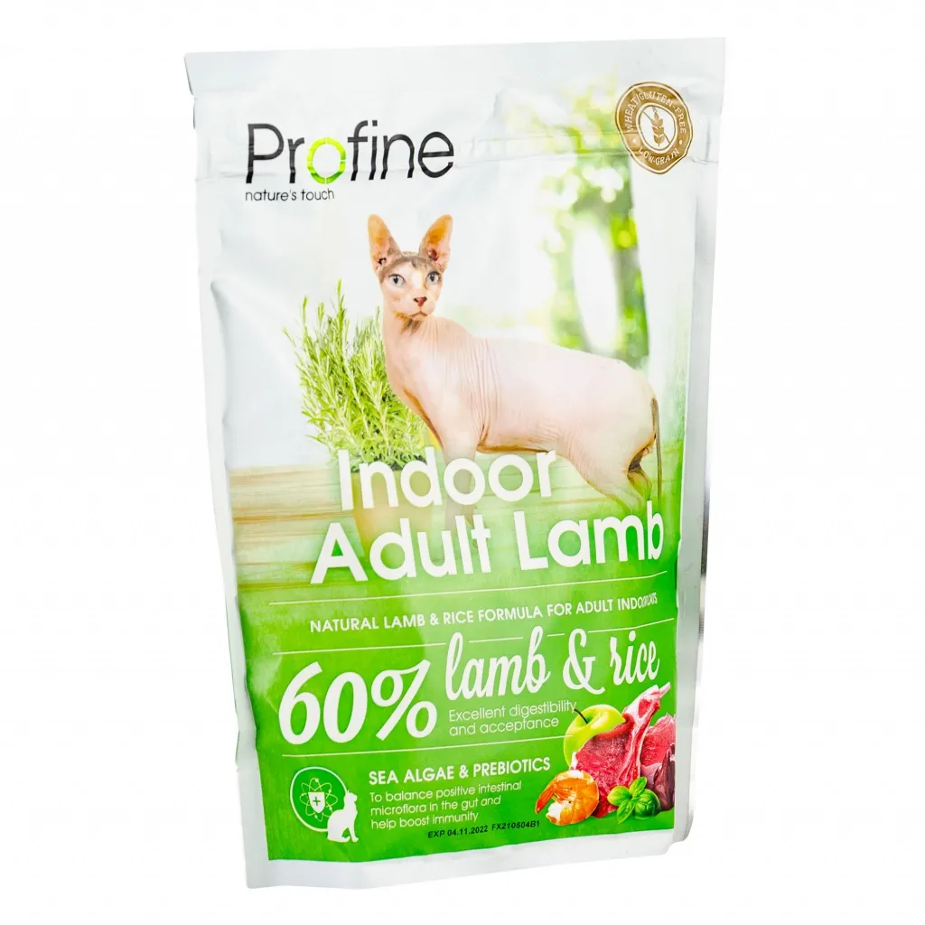 Сухий корм для котів Profine Cat Indoor з ягням і рисом 300 г (8595602517725)