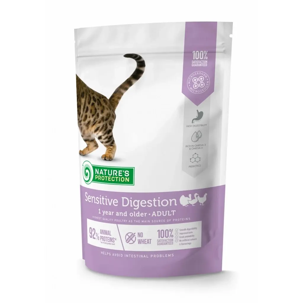 Сухий корм для котів Nature's Protection Sensitive Digestion Adult 400 г (NPS45766)
