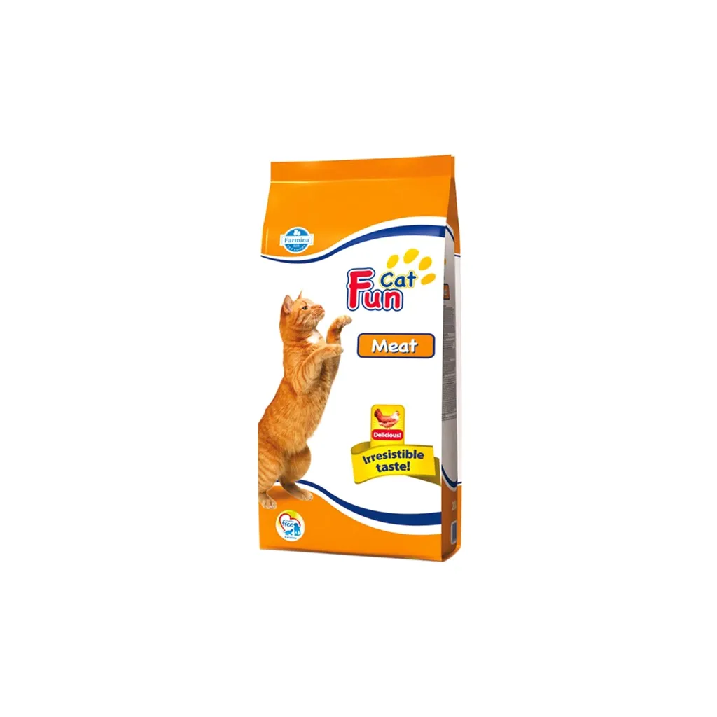 Сухий корм для котів Farmina Fun Cat Meat дорослих з куркою 20 кг (8010276010476)