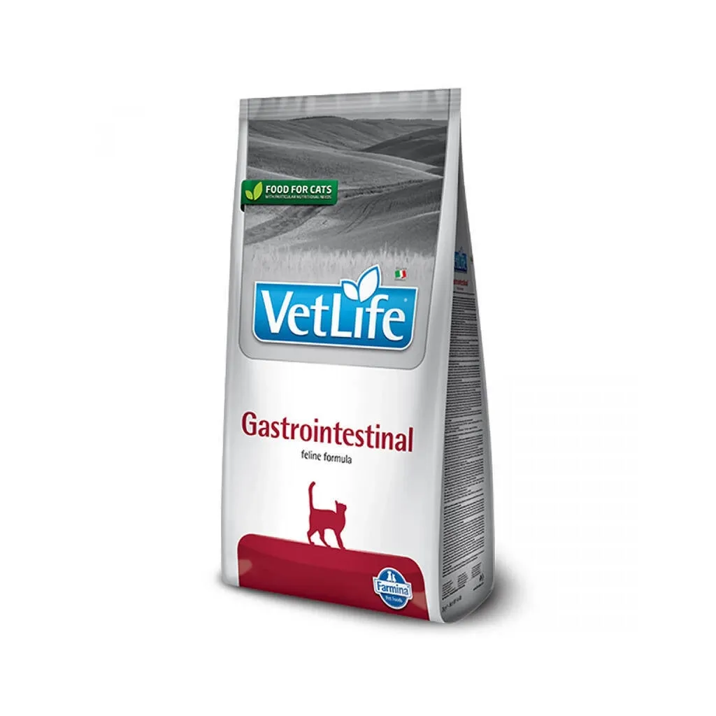 Сухий корм для котів Farmina Vet Life Gastrointestinal при захворюванні ШКТ 2 кг (8010276025340)