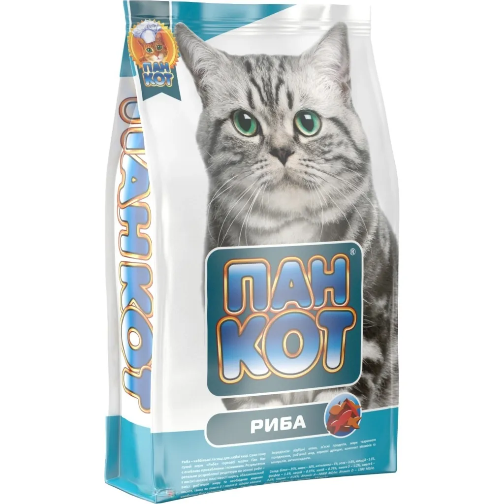 Сухий корм для котів Пан Кот Риба 400 г (4820111140497)
