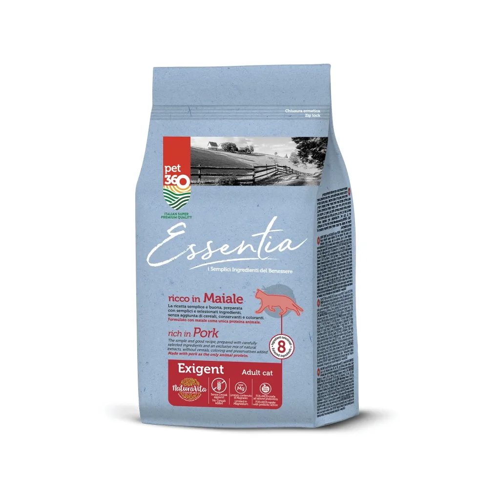 Сухий корм для котів Essentia Adult Grain Free Exigent зі свининою 300 г (8014556129544)